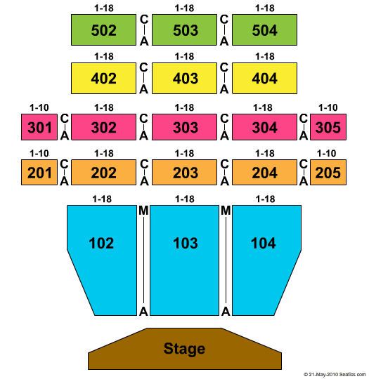 Trump Taj Mahal Seating Chart